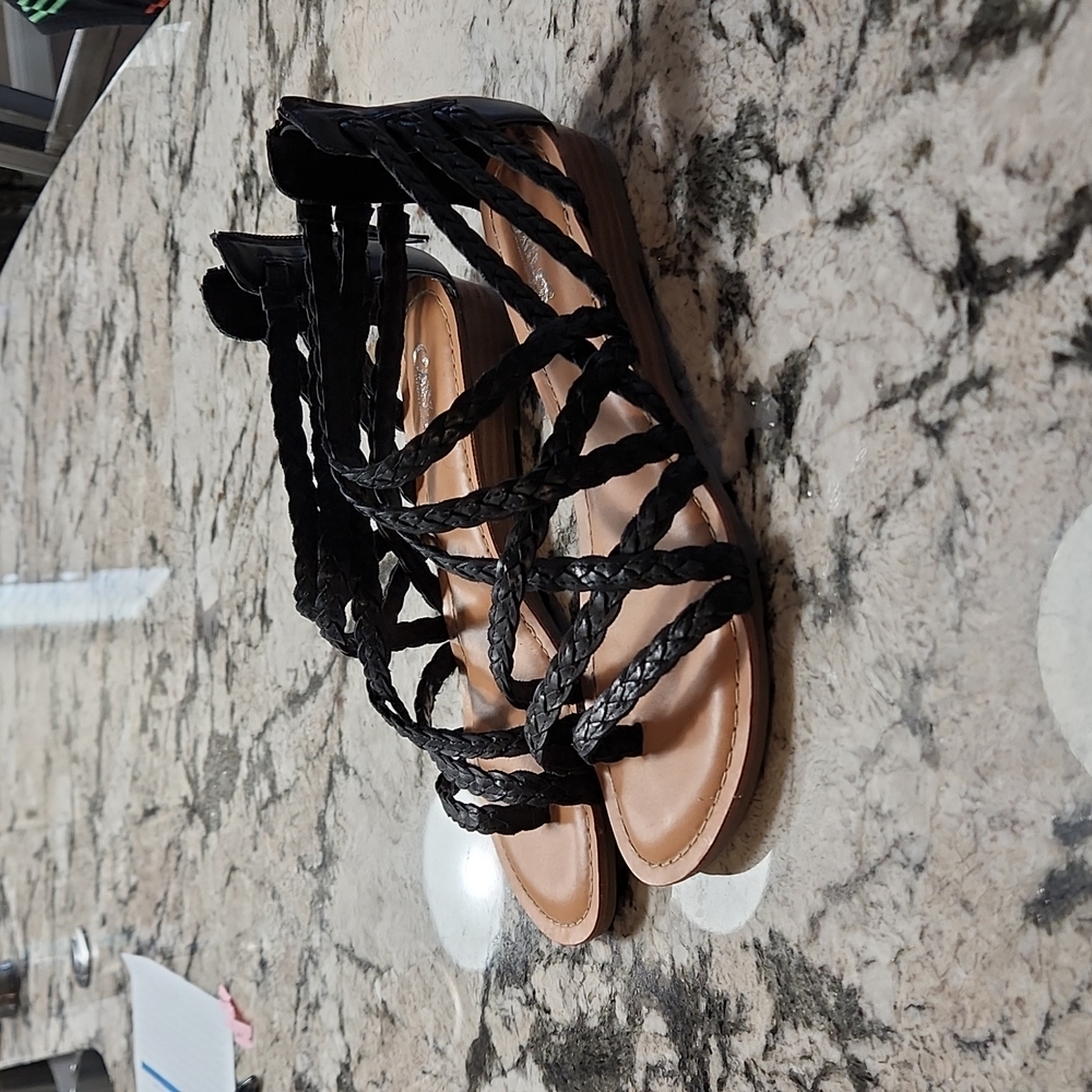 Black sandals